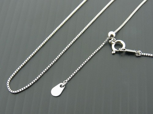 プラチナ850　ベネチアン　0.7ミリ　45センチ　スライドアジャスター式 後払い決済不可商品