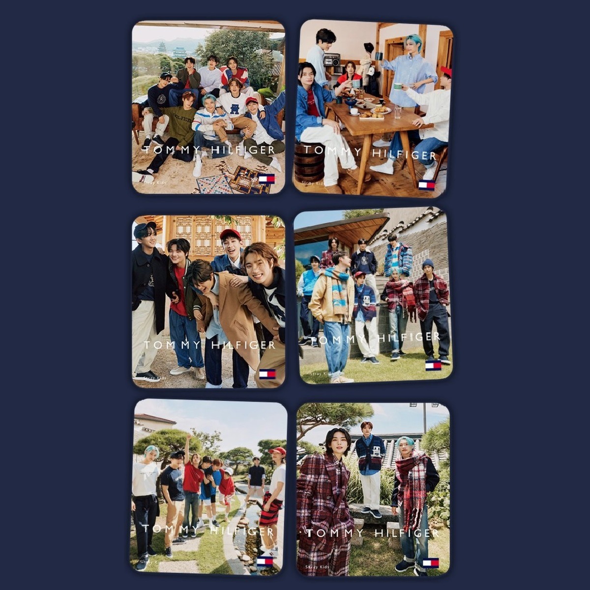 [ 公式 ] STRAYKIDS PROMOTIONAL 23 FW POSTCARD FULL SET