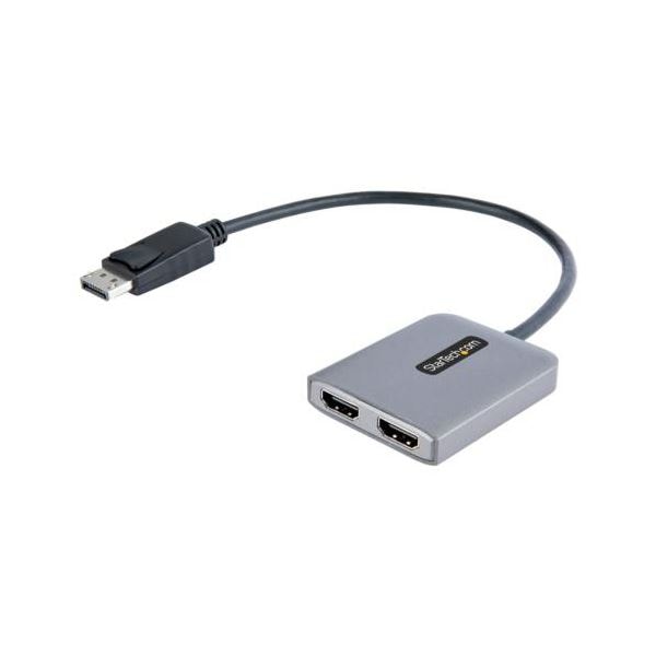 StarTech.com MSTハブ/DisplayPort1.4接続 2画面/4K60HzHDMI/30cmケーブル/HDMI分配器 MST14DP122HD 1個