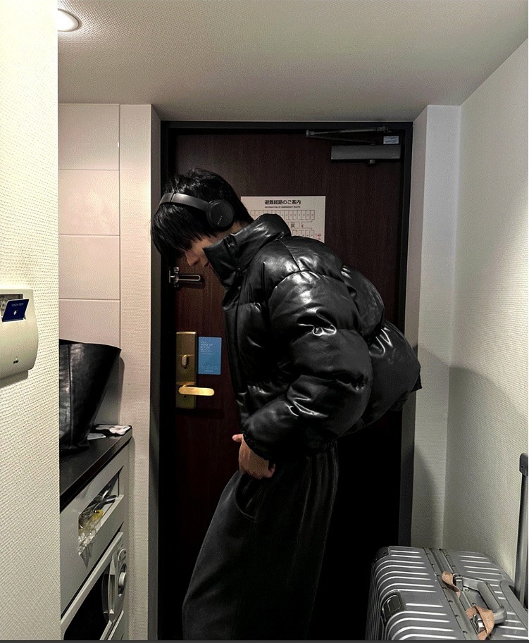 [COSYHARU公式]linen leather padded