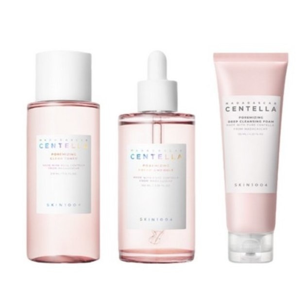 マダガスカルセンテラ毛穴ケア3種セット - クリアトナー210ml フレッシュアンプル100ml ディープクレンジングフォーム125ml