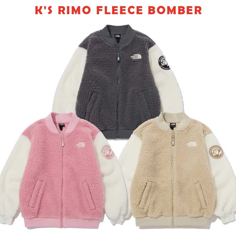 大人OK関税負担なし韓国正規品保証 NJ4FP53S KS RIMO FLEECE BOMBERデイリー 基本 着装 男子 女子 人気 韓国 ファッション 男女共用 アウトドア