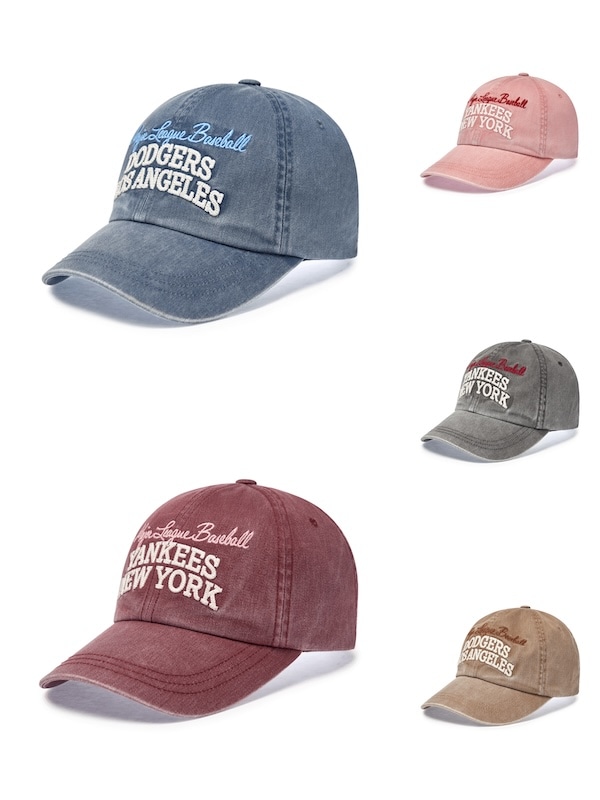 3ACPV185N ヴィンテージ カラー ウォッシング アンストラクチャー ベースボールキャップ ニューヨークヤンキー 正規品保証 関税負担なし 韓国限定販売 男女共用 6,177円