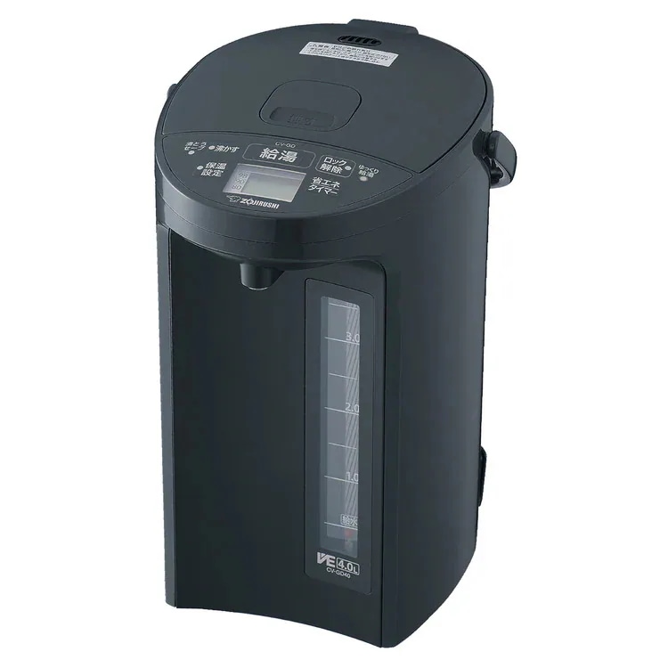 象印 ZOJIRUSHI 電気ポット VE電気まほうびん マイコン沸とう CV-GD40-BM 4.0L 優湯生 スピード沸とうまほうびん保温 ソフトブラック