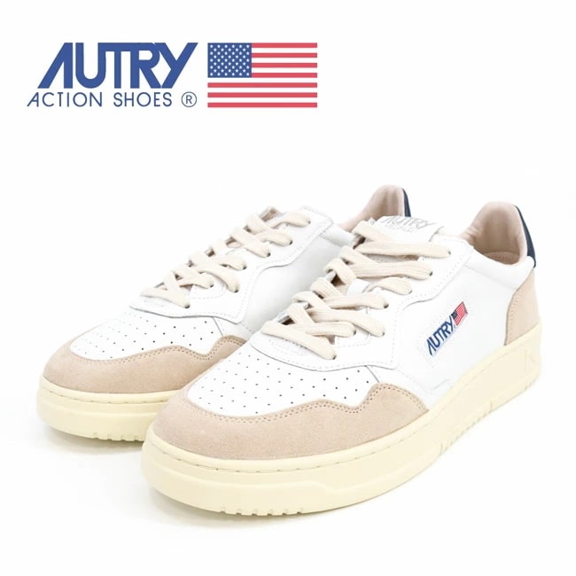 【AUTRY】オートリー AULMLS28 メンズ 靴 スニーカー MEDALIST WHITE/BLUE AULM-LS28