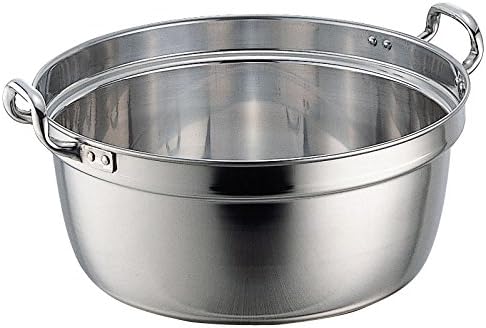 和田助製作所 SW 円付鍋 両手 51cm 18-8 ステンレス 日本 AEV04051