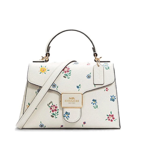 LOGO FLOWER SHOULDER CROSS BAG C4092