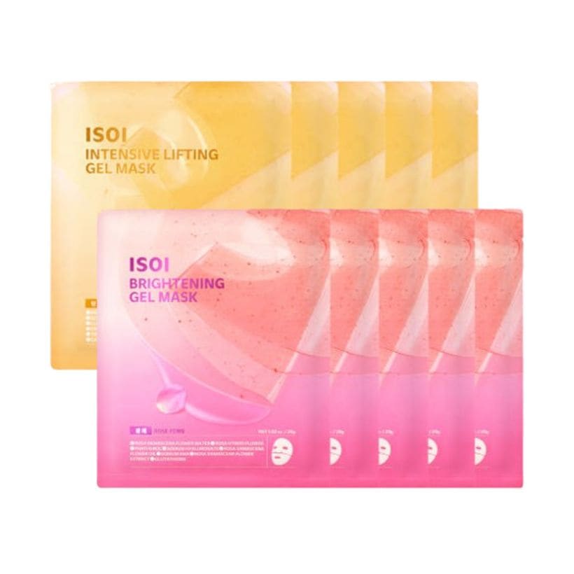 ローズPDRN ブライトニング ゲルマスク 29g 5枚 +インテンシブリフティングゲルマスクパック 29g 5枚