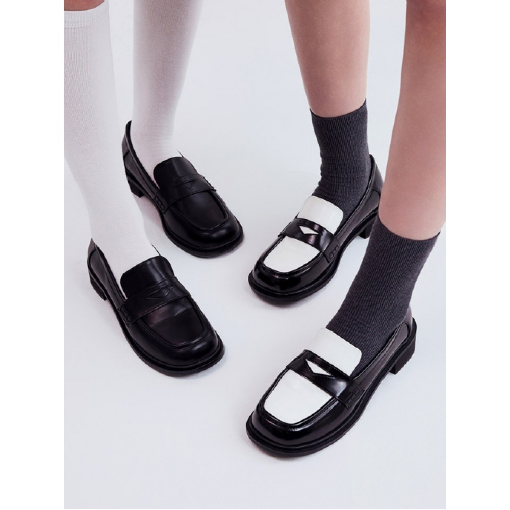 SHOOPEN スクエアカジュアルペニーローファー 3.5 (HPWWCDA904 RE) HPWWCEA101