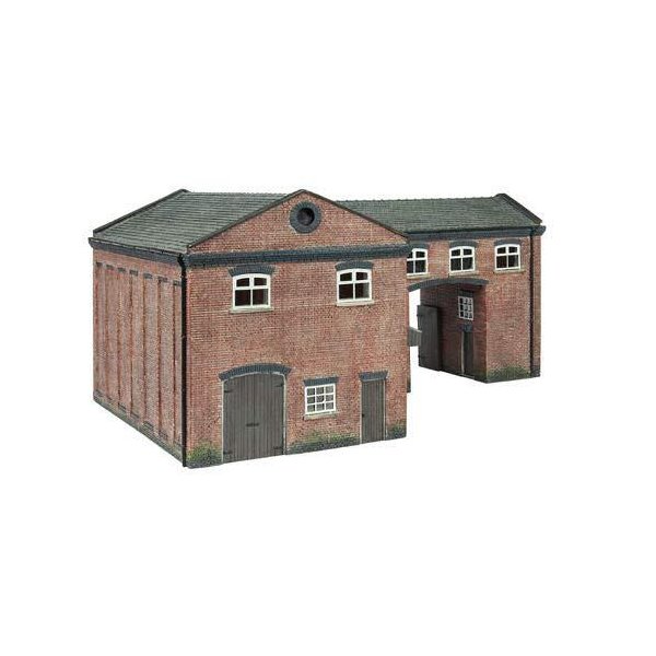 Bachmann 44-0086 Scenecraft Industrial Gate House (Pre-Built) 並行輸入品