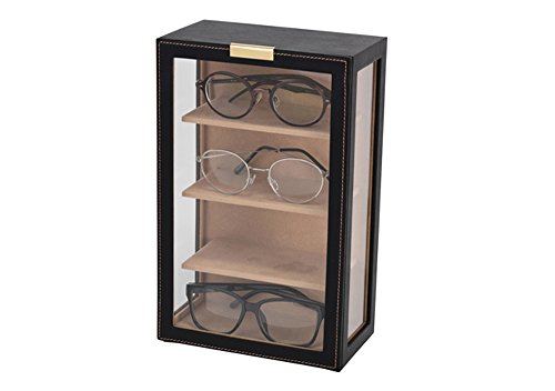 茶谷産業 Elementum(エレメンタム) メガネタワー(コレクションケース) 4本用 240-4