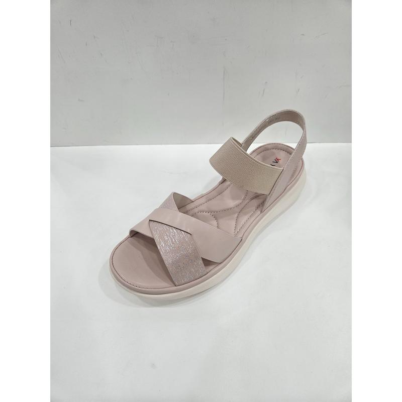 女性超軽量甲バンドサンダルヒール高さ3CM YAEMSD703PI_US