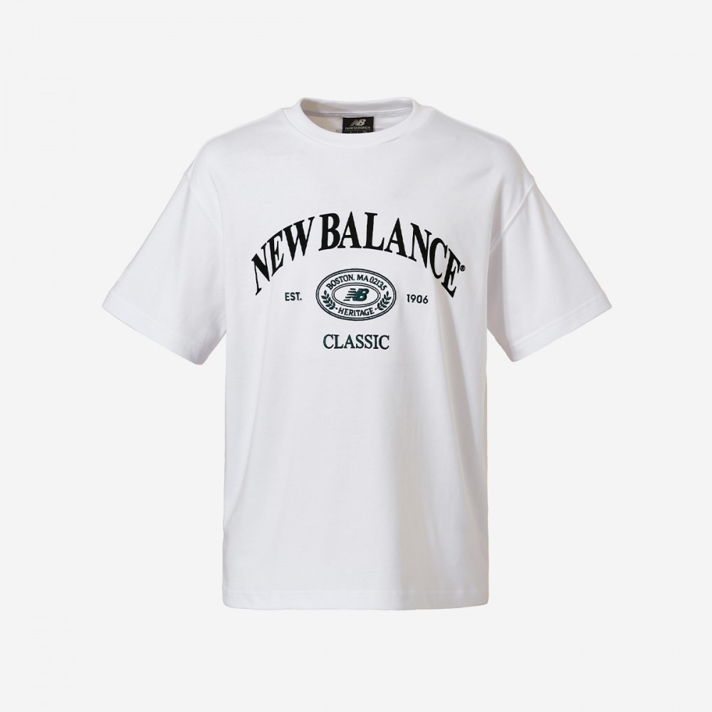 ニューバランス ユニ ヘリテージ 半袖Tシャツ NBNEFB1463-(10)White