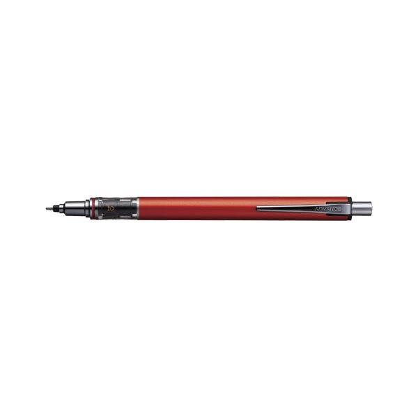 （まとめ） 三菱鉛筆 クルトガ アドバンススタンダード 0.5mm レッド (×10セット)