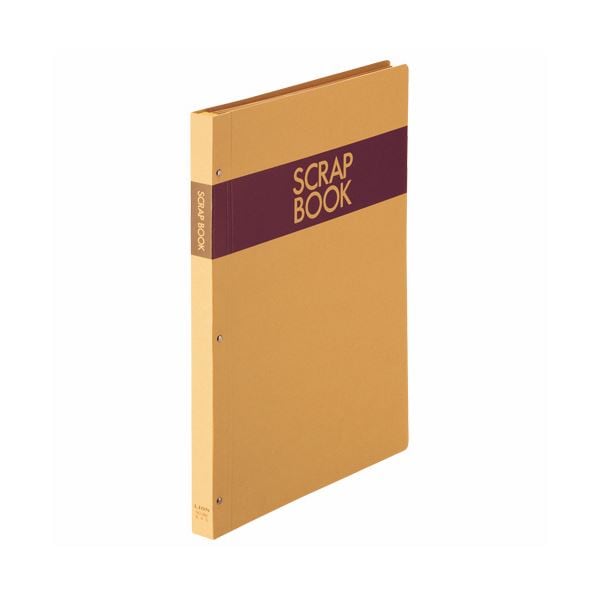 (まとめ) ライオン事務器 スクラップブック B4タテ クラフト台紙28枚付 背幅25mm No.560 1冊 (×30セット)