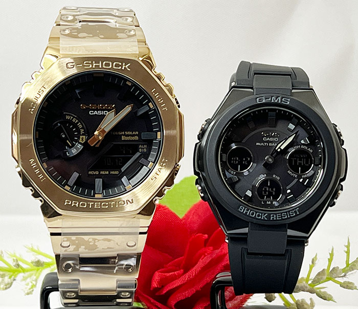 恋人たちのGショックペア G-SHOCK BABY-G ペアウォッチgショック 人気 婚約　夫婦 高級　クリスマス プレゼント おすすめ ペア腕時計 カシオ 2本セット gショック タフソーラー 電