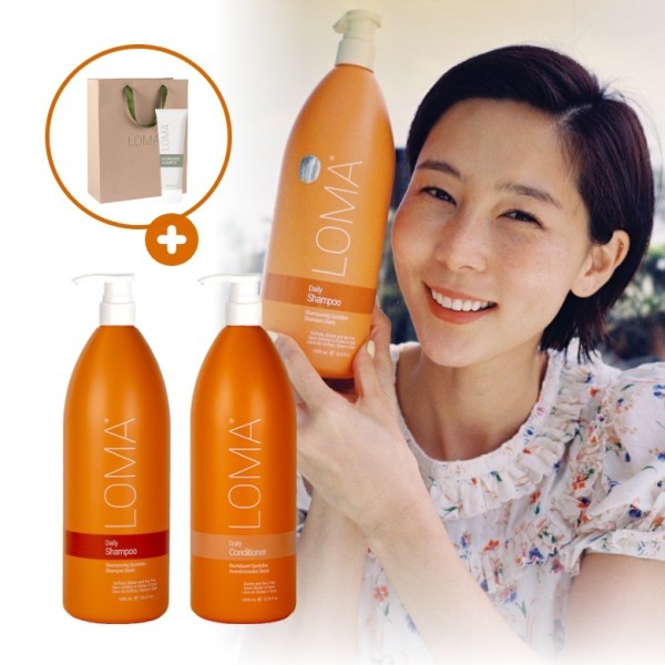 本社直営お急ぎ便 デイリーシャンプー+コンディショナー1Lセット+シャンプー88ML+ショッピングバッグ