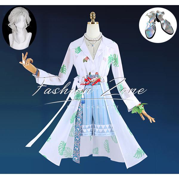 【品質良い 大好評中】IdentityV 第五人格 写真家 ジョゼフ 真夏光影 コスプレ衣装 ウィッグ 靴 cosplay ハロウィン 演出服 変装