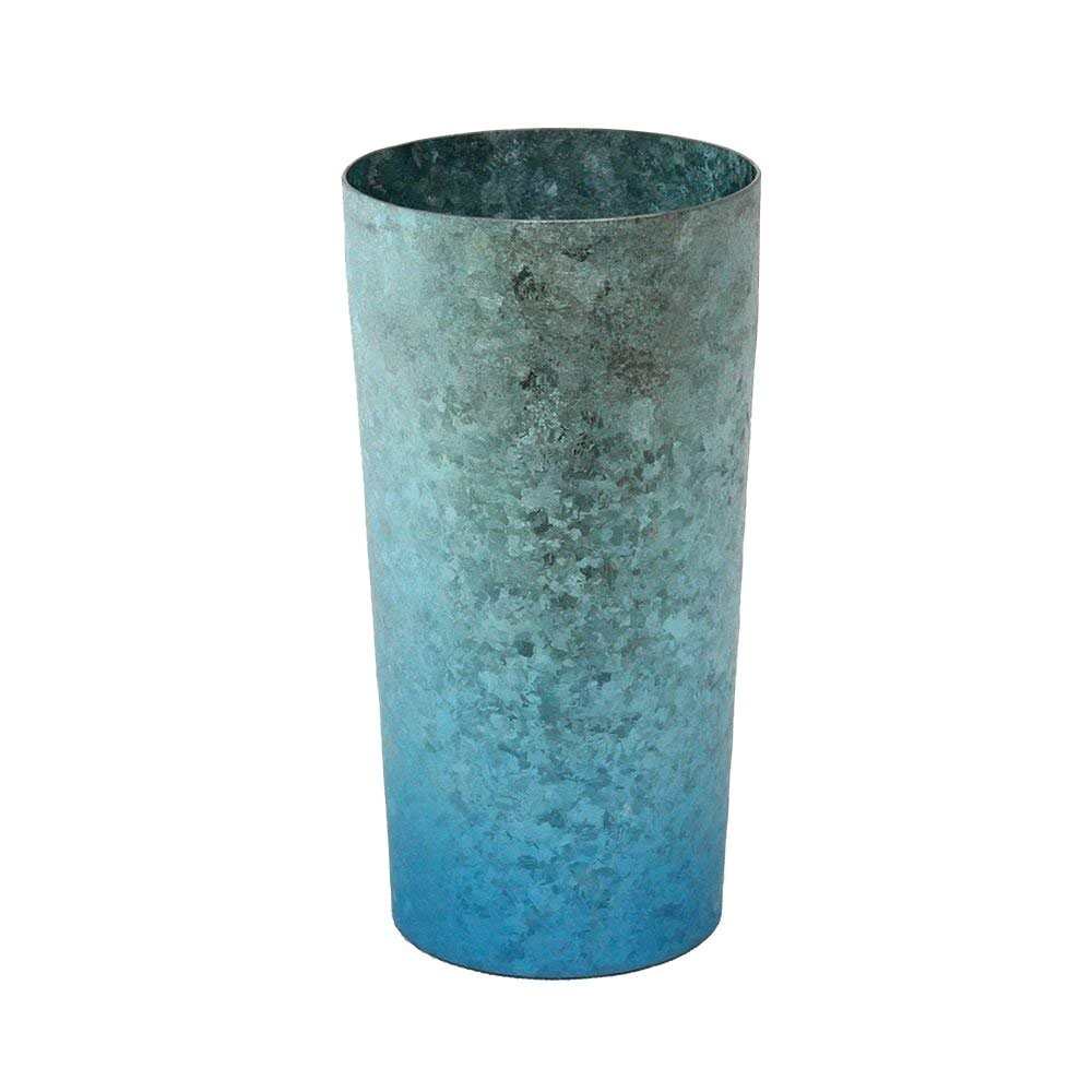 HORIE 新潟県燕産 チタン2重タンブラー 窯創り プレミアム 350cc 中宮虎熊商店特注グラデーションブルー T08KM350GB