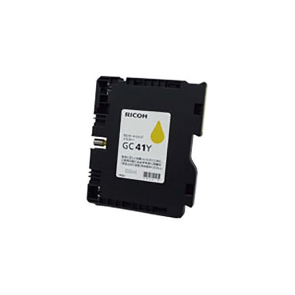(業務用5セット) (純正品) RICOH リコー インクカートリッジ/トナーカートリッジ (515810 GC41Y イエロー) SGカートリッジ