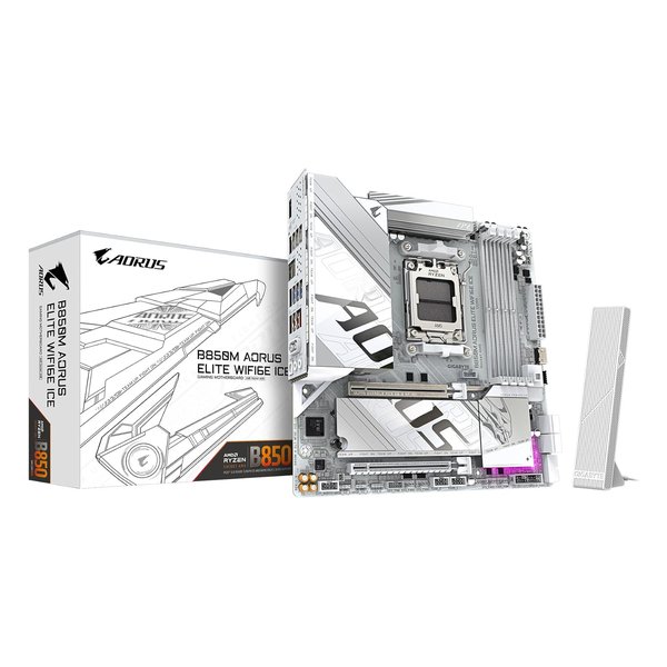 B850M AORUS ELITE WIFI6E ICE Micro-ATXマザーボード B850M A ELT WF6E ICE