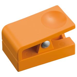 (まとめ) ミツヤ プラマグネットクリップ 小 橙 ME-PMCSK-OR 1個 (×30セット)