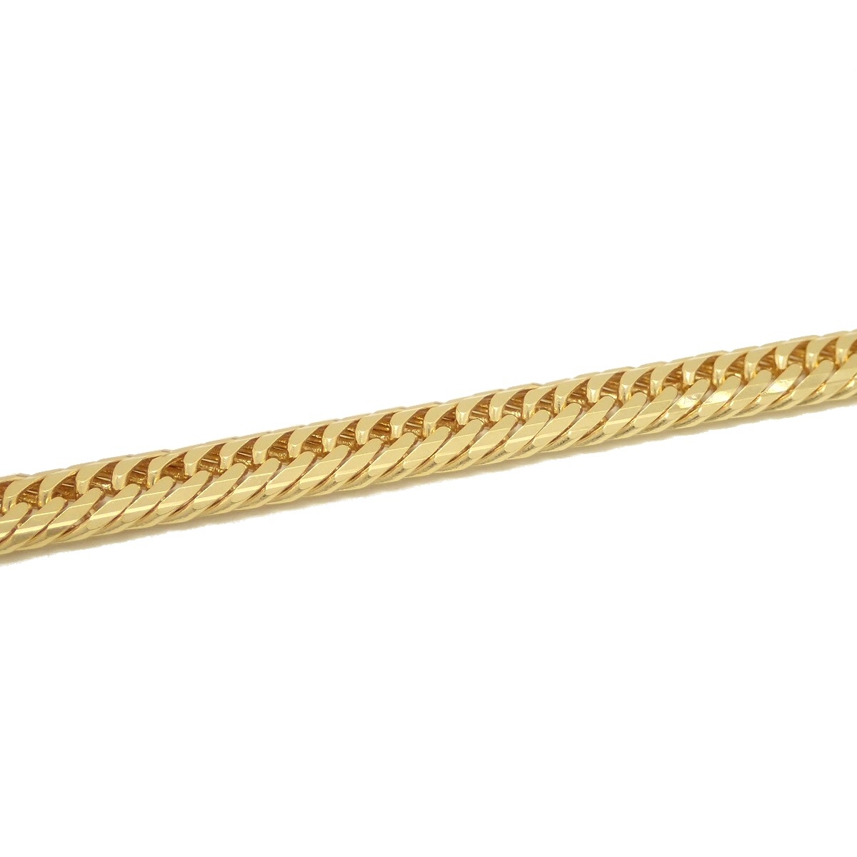 キヘイ ネックレス K18 18金 ゴールド 30.3g 50.0cm YG Mカット 14面T トリプル 日本造幣局検定マーク入り 30