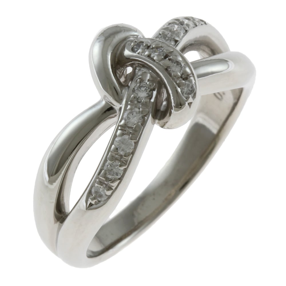 タサキ TASAKI リング 指輪 10.5号 Pt900プラチナ ダイヤモンド0.13ct レディース 中古