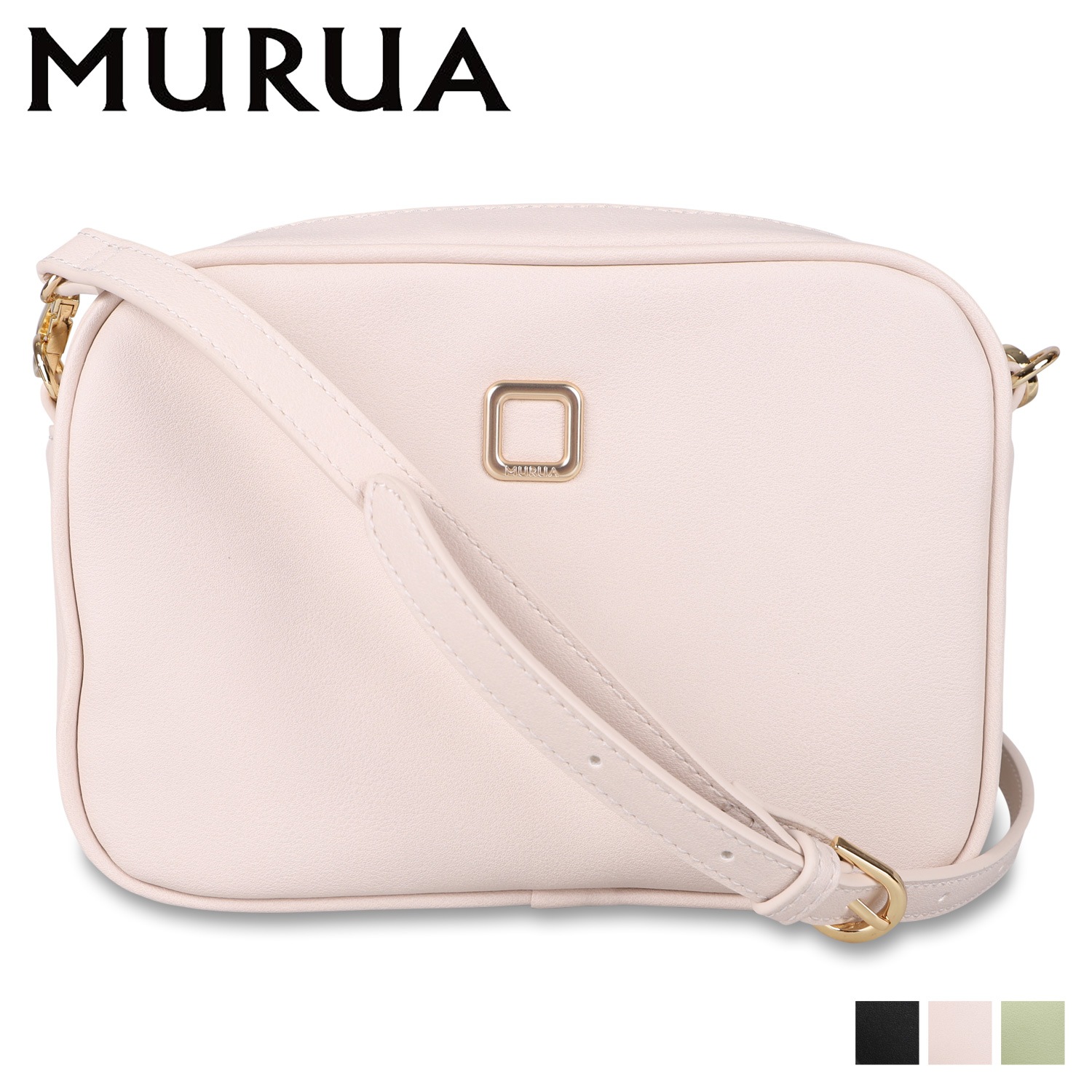 ショルダーバッグ レディース 小さめ SQUARE METAL2 MR-B1013