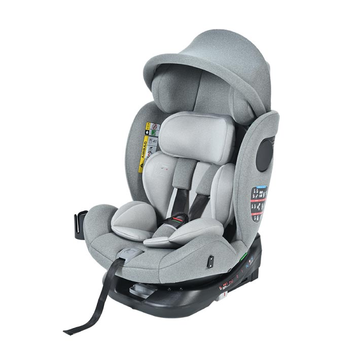 チャイルドシート 新生児 0歳～12歳頃 360度回転式 ISOFIX+R129適合でロングユース ジュニアシート 長く使える トップテザー 取付簡単 キッズシート ベビーシート クライニング 出産祝