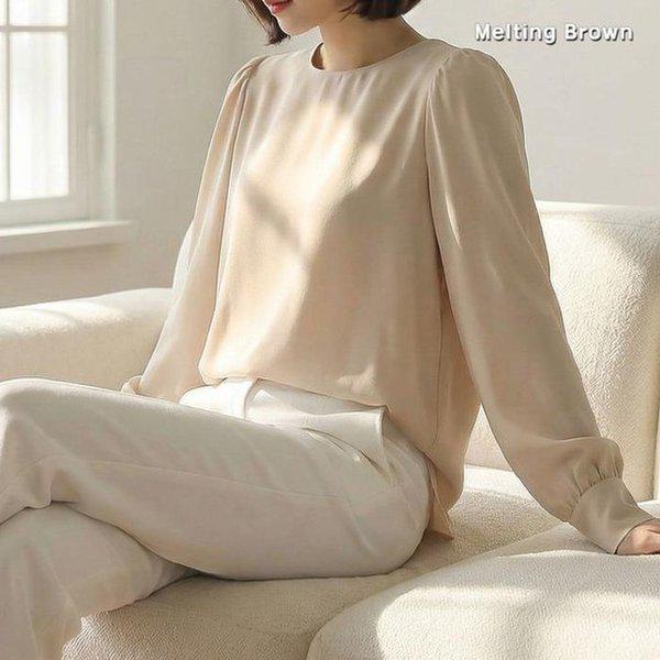 女性長袖面接ブラウス オフィスルック T09