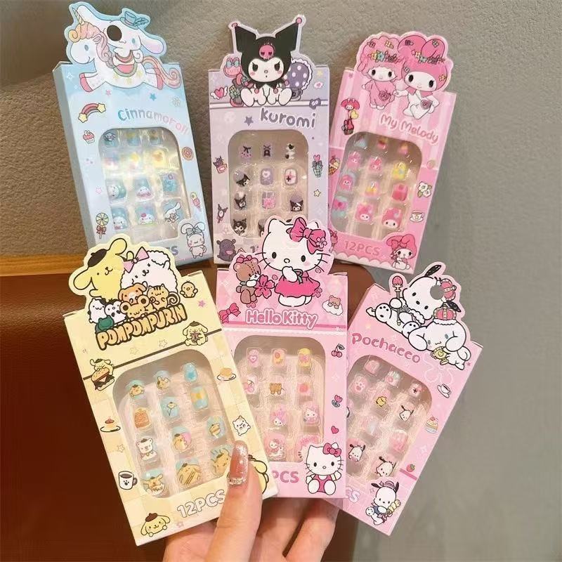 2026新品1つ買うと10個無料 SNS 話題の人気商品 ネイルチップ 新品入荷 子供用 韓国ファッションネイルチップ 1秒簡単貼れる ジェルネイルチップ