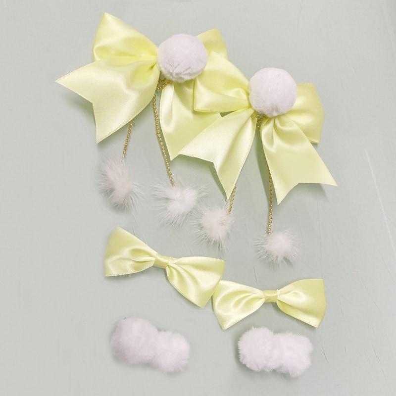 白いご飯頭飾り