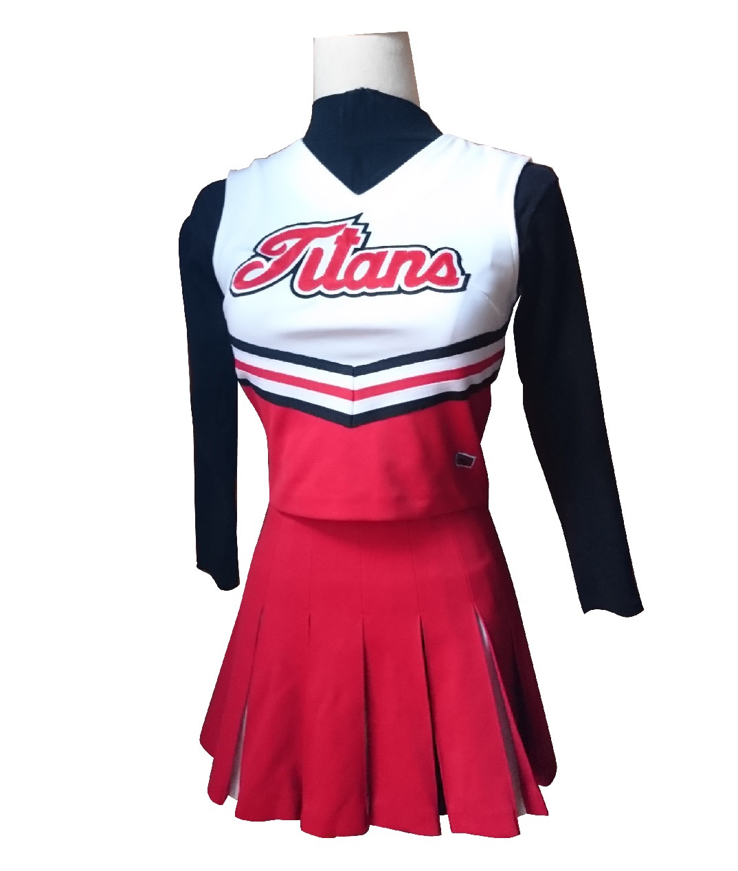 高校 チアユニフォーム チア服 セット レッド コスプレ衣装 に適合する 東京都 青山学院大学高等部チアユニフォーム