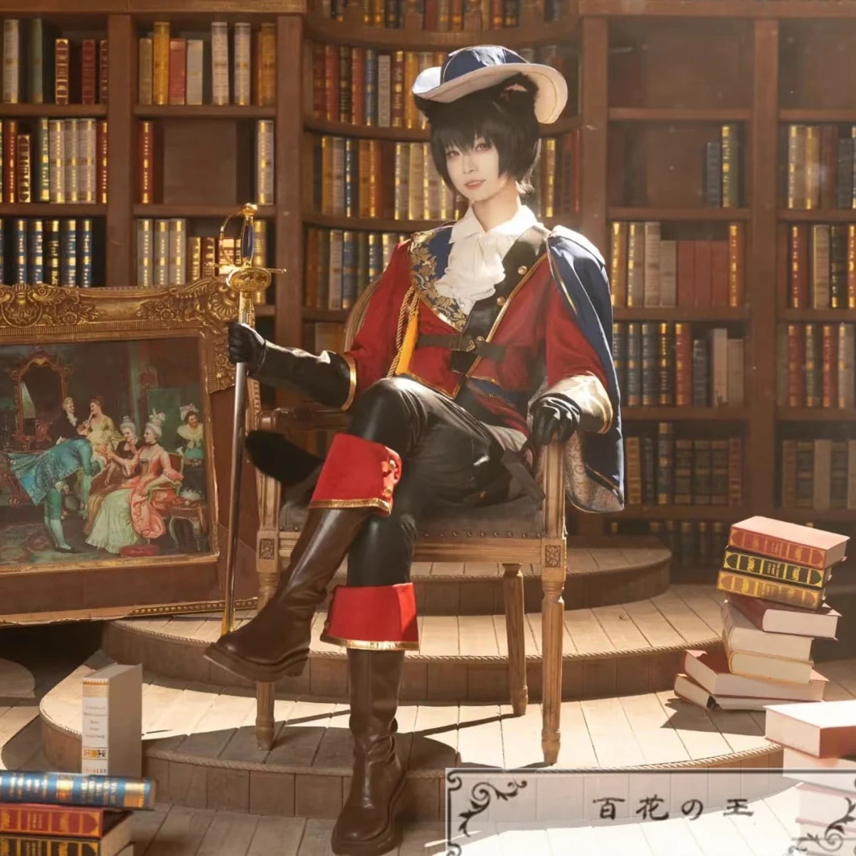 あんさんぶるスターズ スカウト！ニャン銃士 猫と騎士 朔間凛月 朱樱司 鸣上岚 瀬名泉 コスプレ衣装 コスチューム