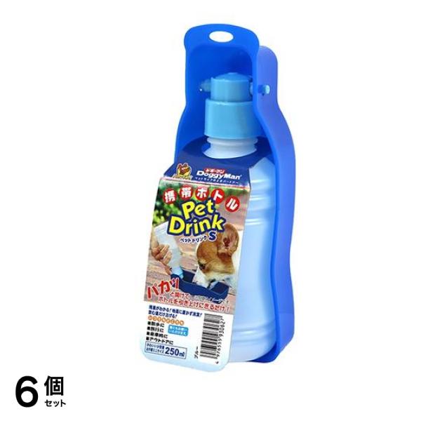 ドギーマン 犬猫用 ペットドリンクSサイズ 1個入 (ブルー) 6個セット