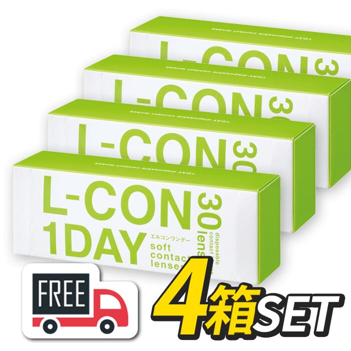 工ルコンワンデー 4箱（1箱30枚入）シンシア l-con lcon 1day コンタクトレンズ 1日使い捨て 5,324円