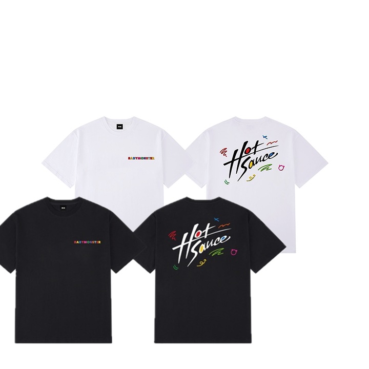 【HOTSAUCE公式】グラフィックTシャツ（ホワイト／ブラック）