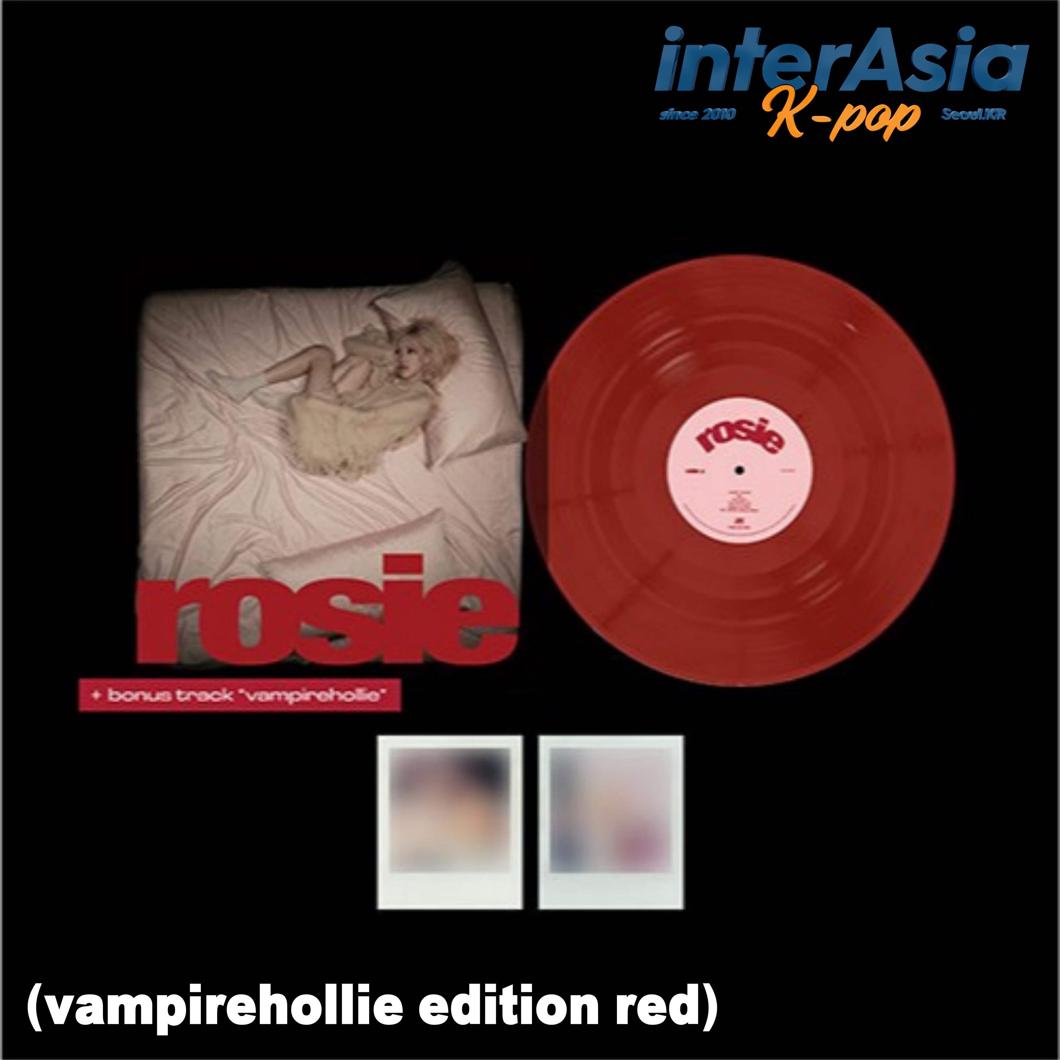 ROSE - FIRST STUDIO ALBUM [ROSIE] VINYL (vampirehollie edition red) ロゼ ブラックピンク 5,573円