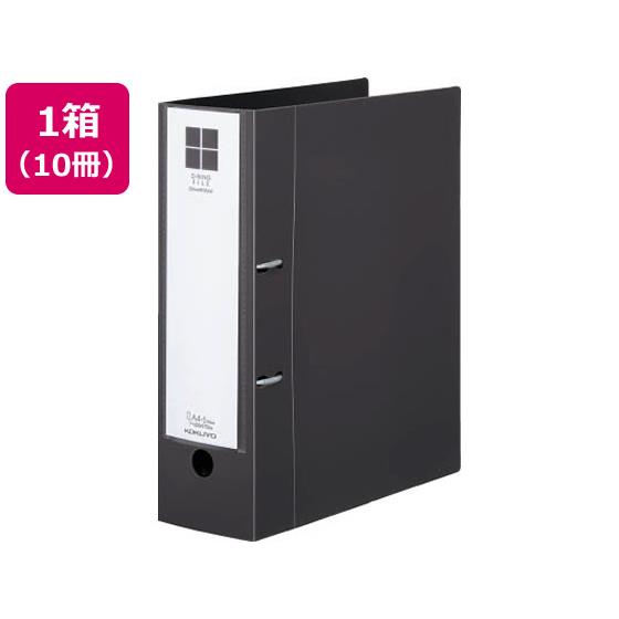 Dリングファイル[スムーススタイル] A4タテとじ厚70ダークグレー10冊 コクヨ ﾌ-UDS470DM