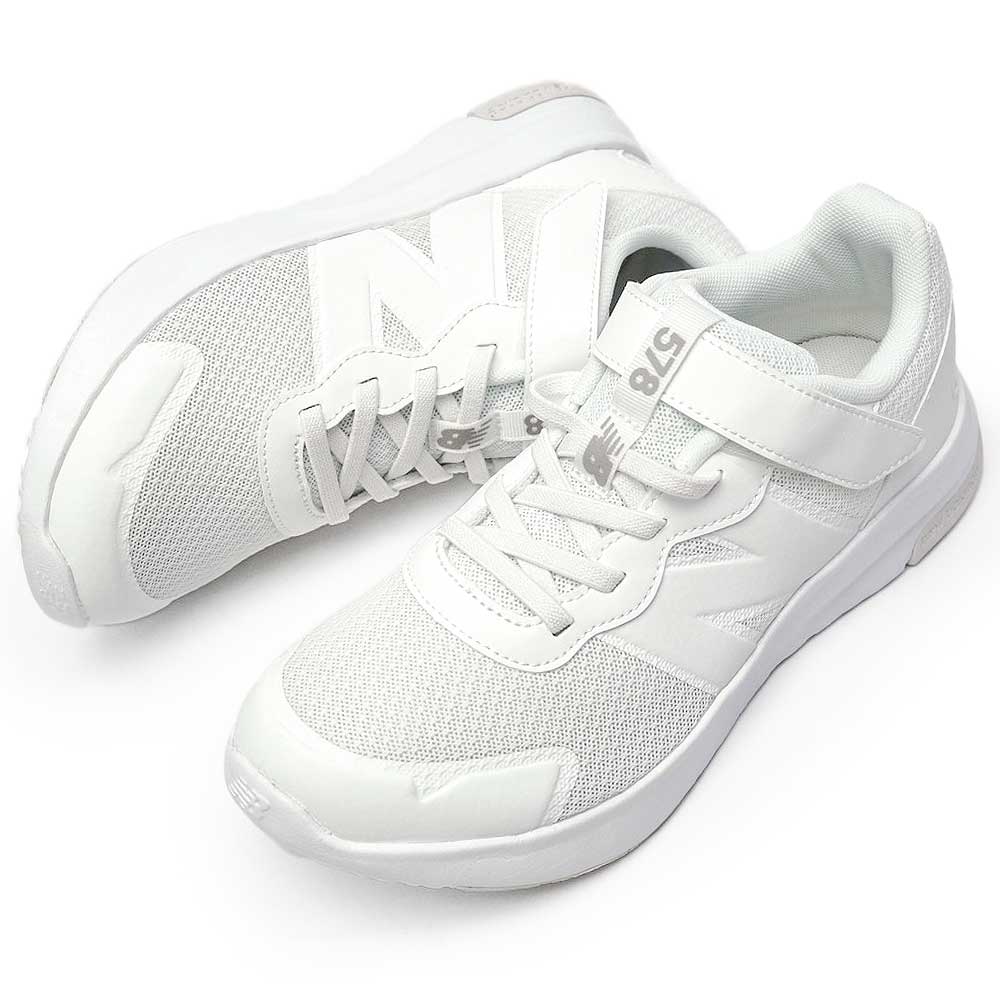 GT578 WW ホワイト ジュニア 子供靴 シンプル マジックテープ キッズ スニーカー 5,205円