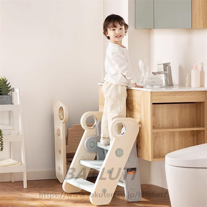 底値価格踏み台 子供 手すり付き 2段/3段切り替え 折りたたみ キッズ ステップ台 登り台 踏台 おしゃれ 滑り止め 洗面所 手洗い トイレトレーニング 耐荷重50kg HDPE素材 安定性 簡単組