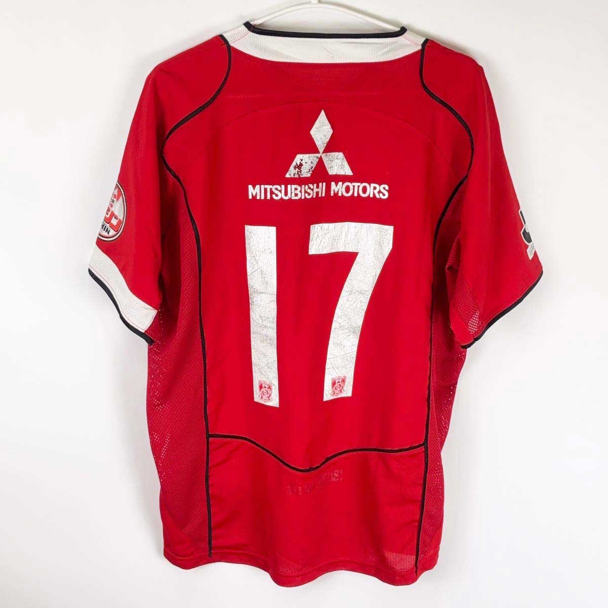 【中古】ナイキ 2005 浦和レッズ ユニフォーム ホーム #17 長谷部誠 XL メンズ NIKE サッカー Jリーグ