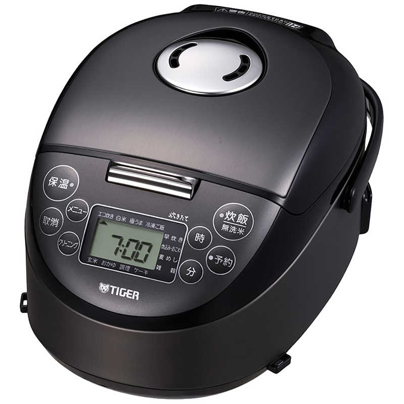 タイガー　TIGER　炊飯器 3合 IH スチールブラック　JPF-G055KL
