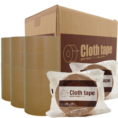 GRATES 布粘着テープ 厚さ0.22mm 幅50mm 長さ25m 30巻 5,697円