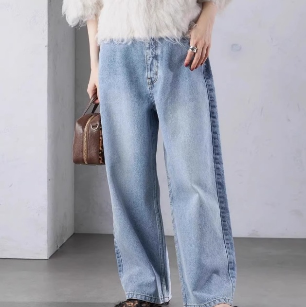 レディース パンツ ボトムス 部屋着 デニム ブルーデニム カラーデニム かわいい 大人可愛い きれいめ シンプル カジュアル 上品 おしゃれ かっこいい レトロ アジアン エスニック エキゾチック