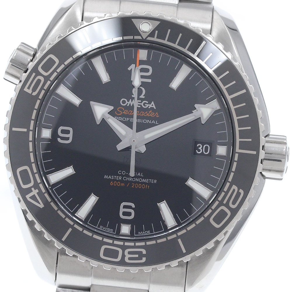 オメガ OMEGA 215.30.44.21.01.001 シーマスター プラネットオーシャン 600M マスタークロノメーター 自動巻き メンズ 保証書付き_901172【中古】