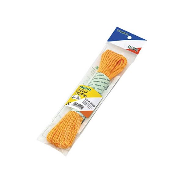 （まとめ）パイレンマルチカラーロープ φ5mmx10m 黄 R-510P-Y 1巻 [x3セット] 5,136円