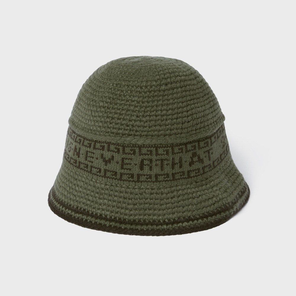 ディス・イズ・ネヴァー・ザット・クロシェット・バケット・ハット・オリーブ