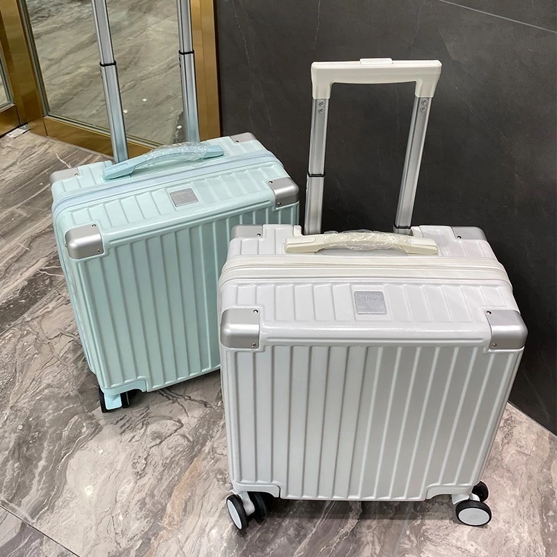 バッグ 横長ボストンバッグ キャリーバッグ 小型スーツケーススーツケース軽量デンプケースユニバーサルホイールレバーケースかわいい 4,856円